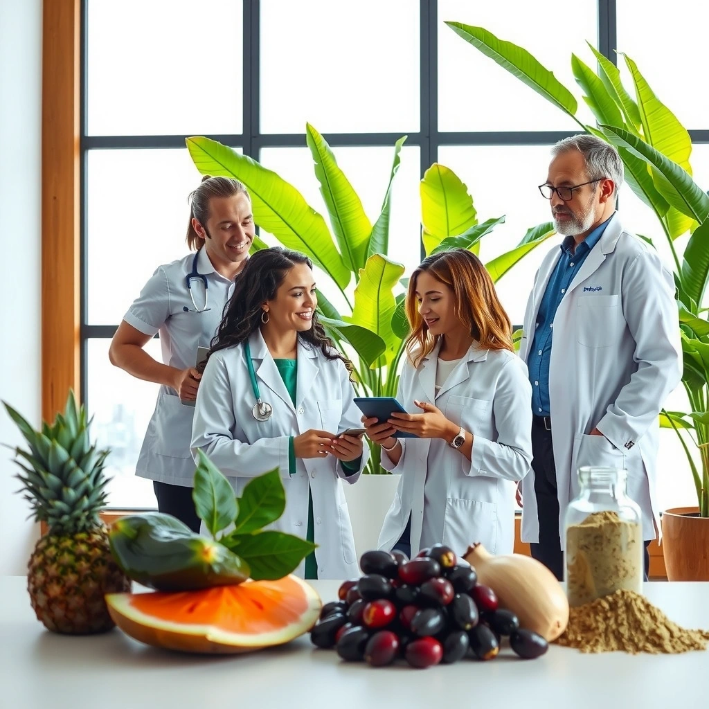 Tropical superfoods research team collaboration