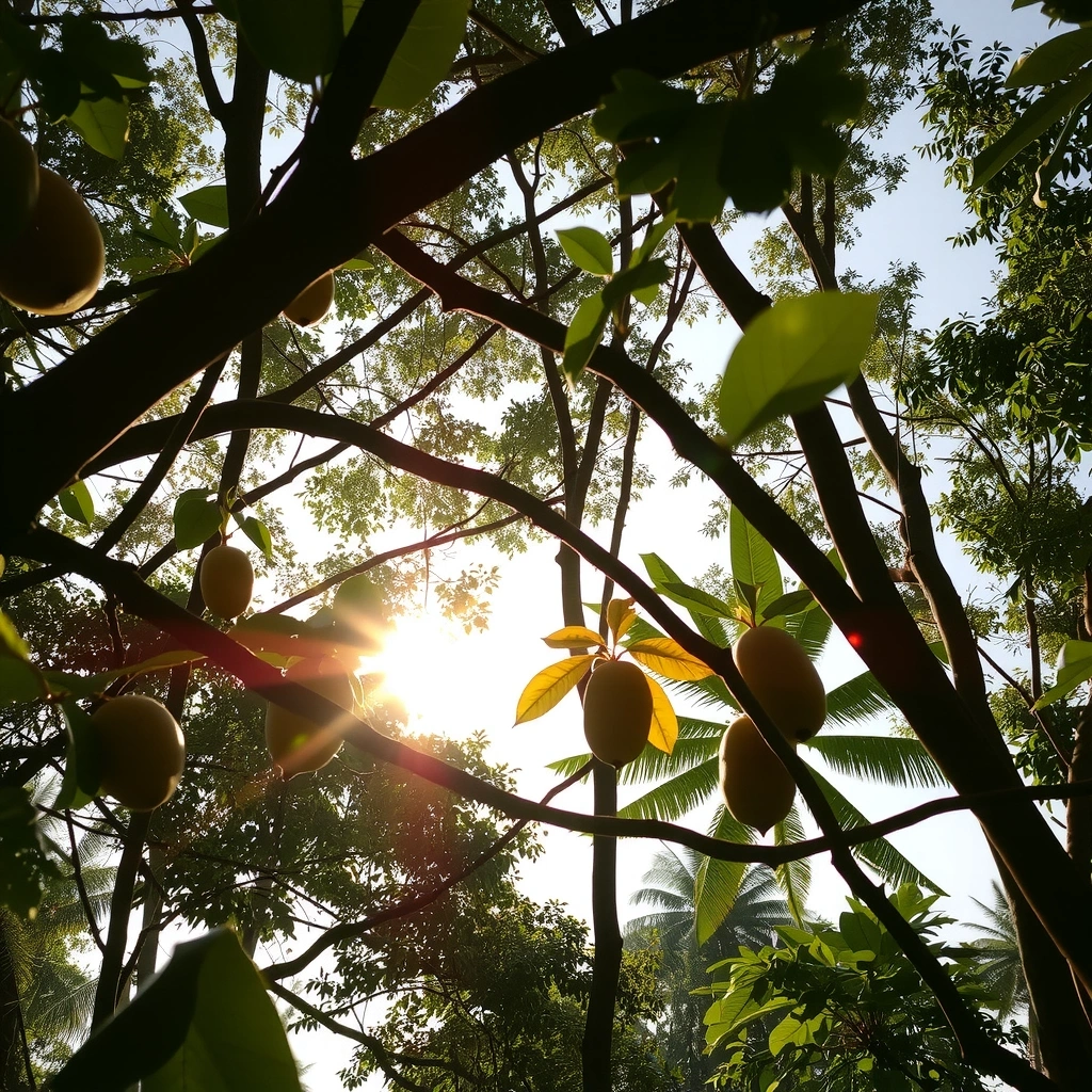 Indonesian farmers practicing traditional superfood cultivation methods in harmony with nature