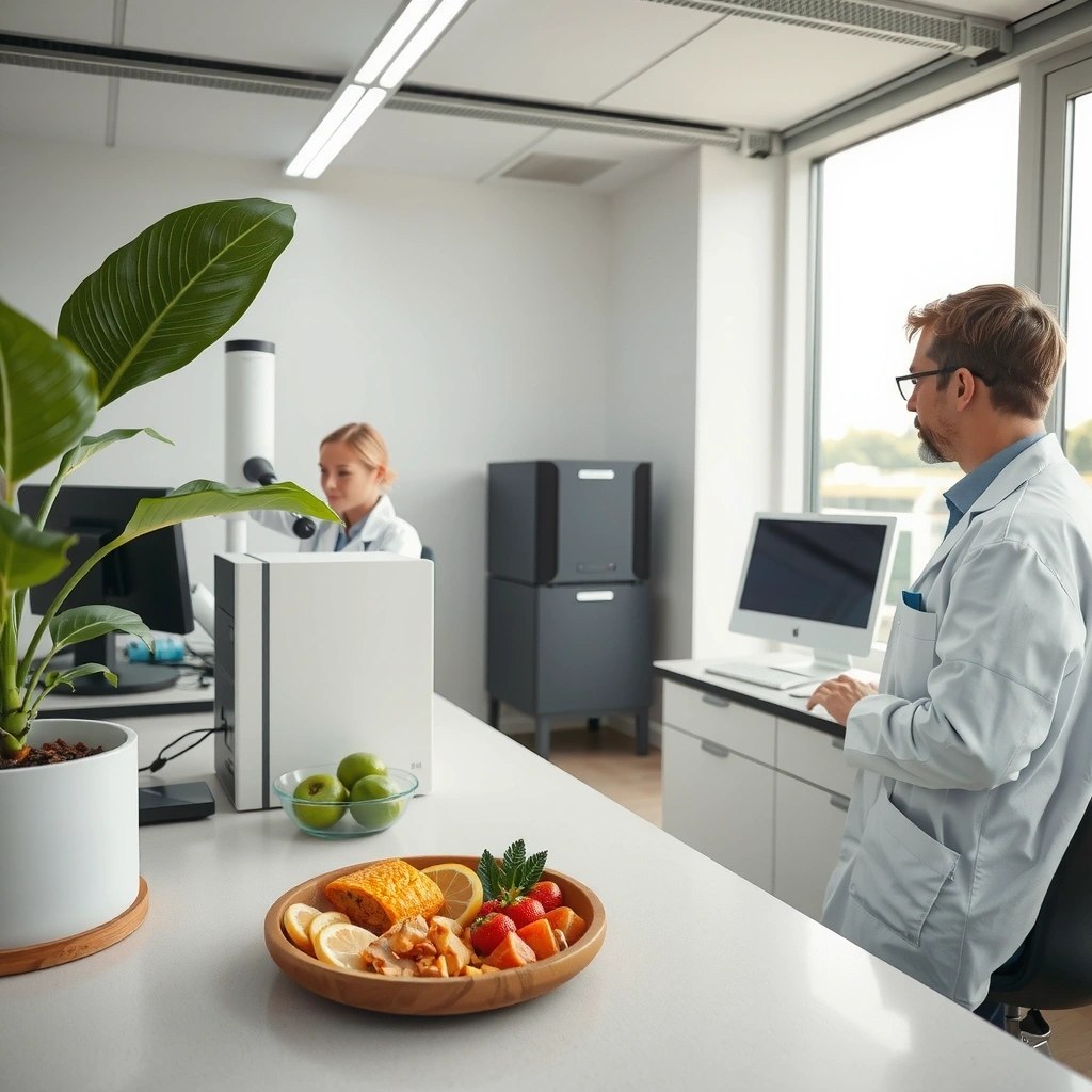 Modern research laboratory